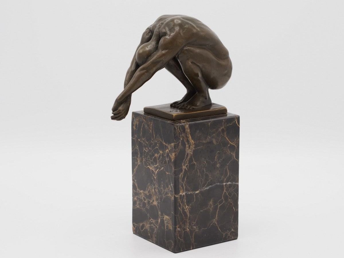 Swimmer On Marble Base