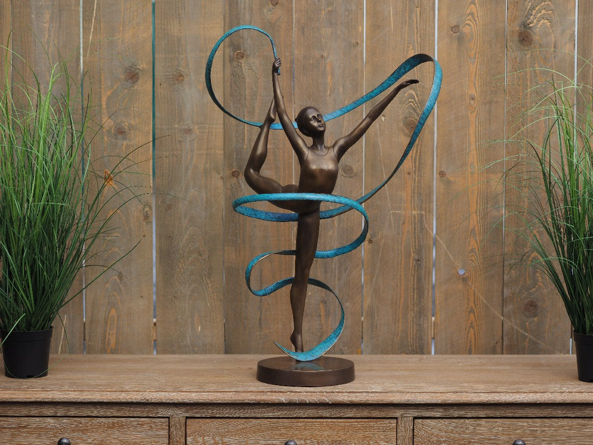 Gymnast With Ribbon