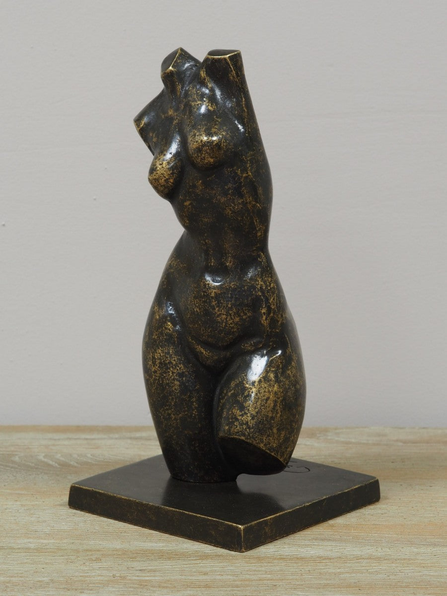 Small Bronze Female Torso