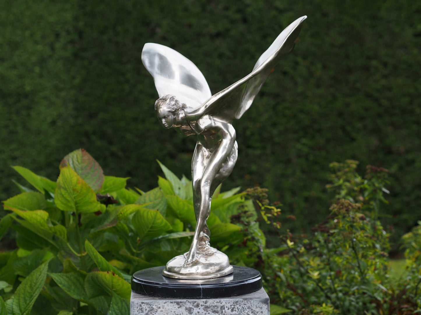 Flying Lady Silber Plated