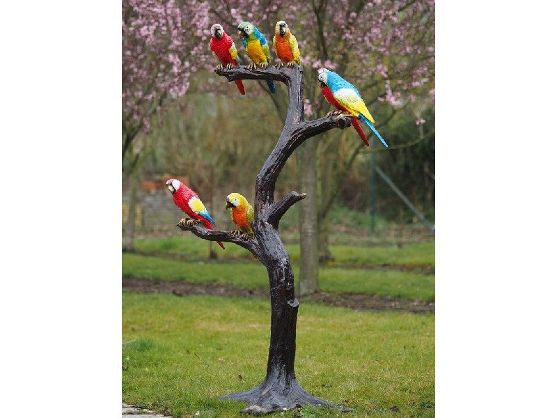 Tree With Parrots