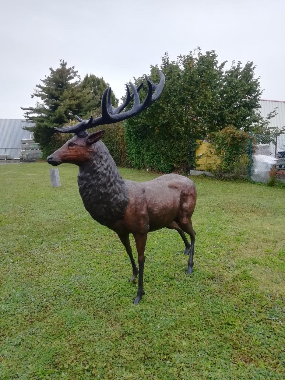 Standing Deer Life Size