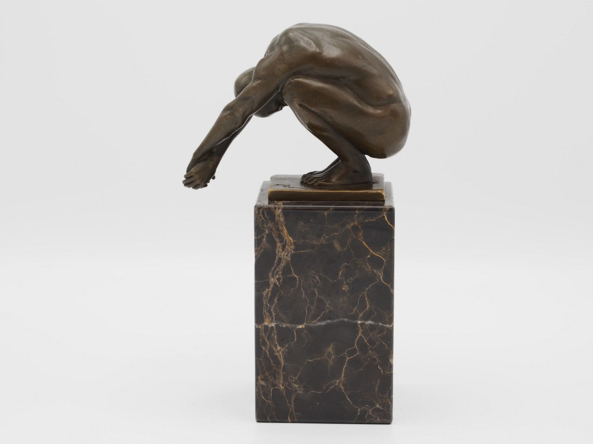 Swimmer On Marble Base