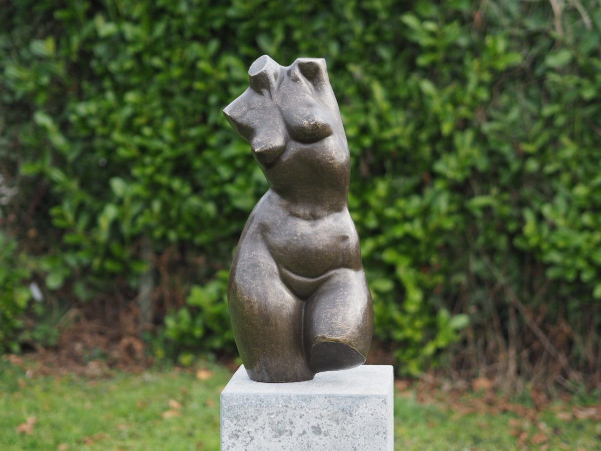 Large Bronze Female Torso