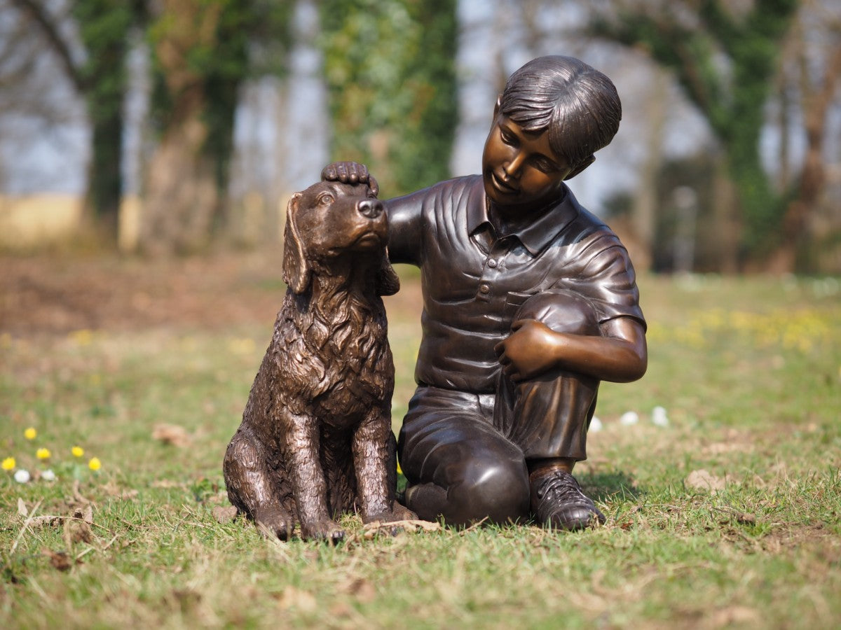 Boy with dog