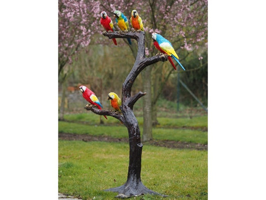 Tree With Parrots