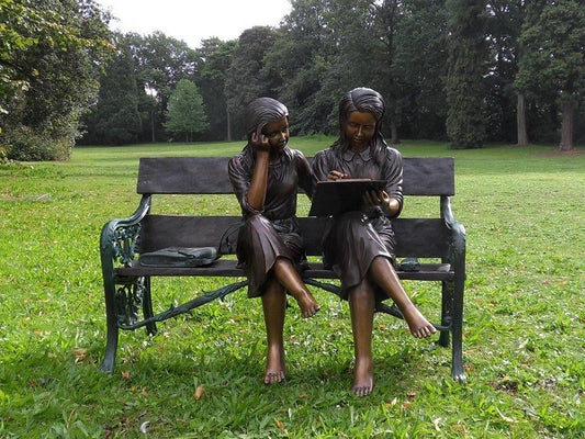 2 Girls On Bench