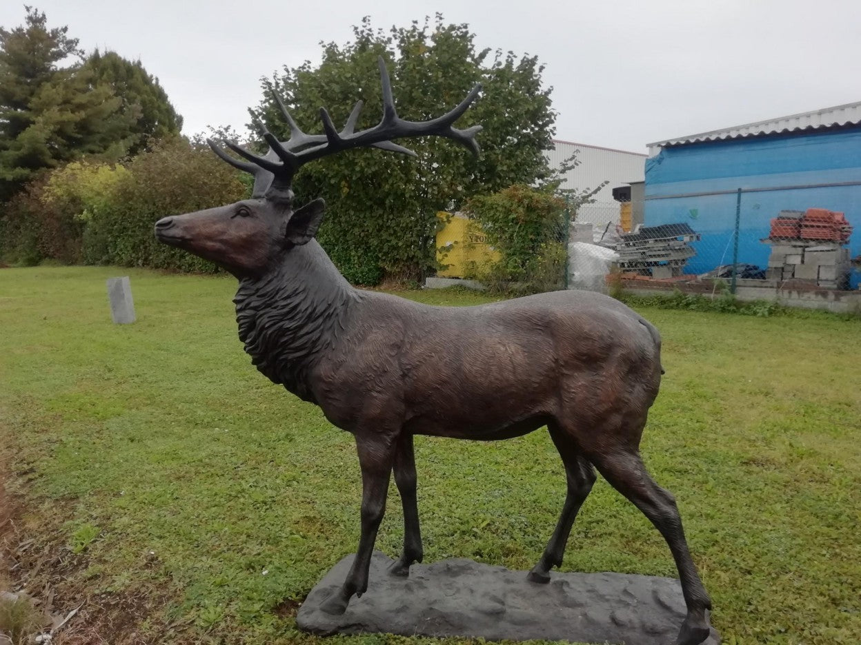 Standing Deer Life Size