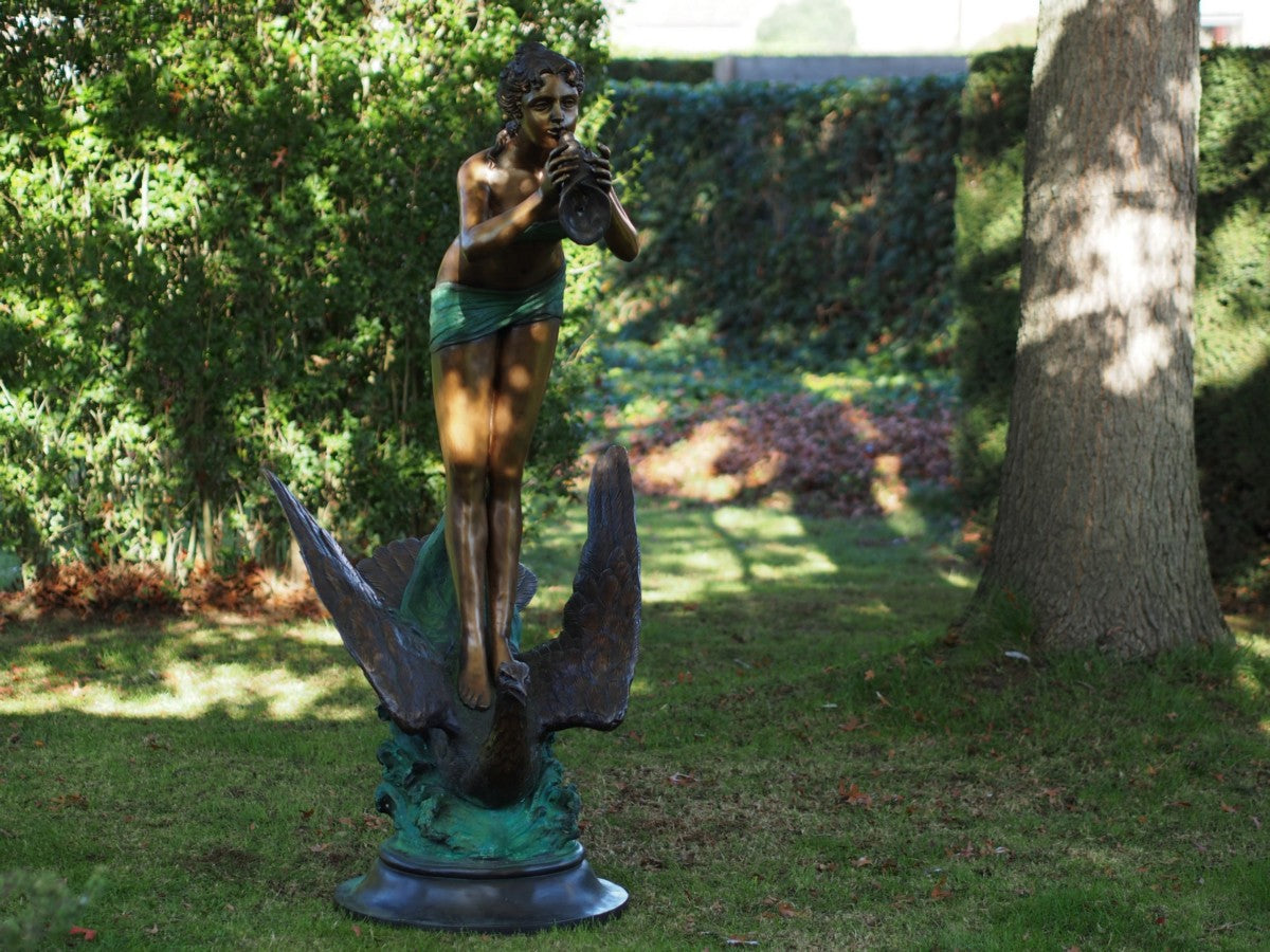 Woman On Bird